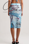 CONSTANÇA ENTRUDO Ocean Miracle Print Mesh Skirt SS23_SKI06